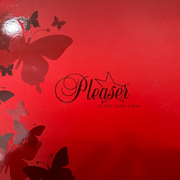 Pleasers heels, Knucks-709 × 1, black platform, matte black, NWT, never worn - Picture 4 of 4